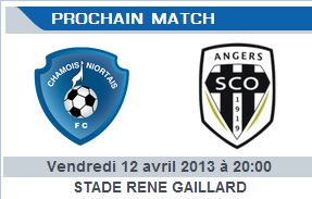 angers sco contre niort