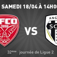 Angers sco contre le Dijon FCO ce samedi 18 avril