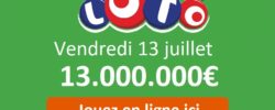 Jouer au Super Loto du vendredi 13 juillet 2018